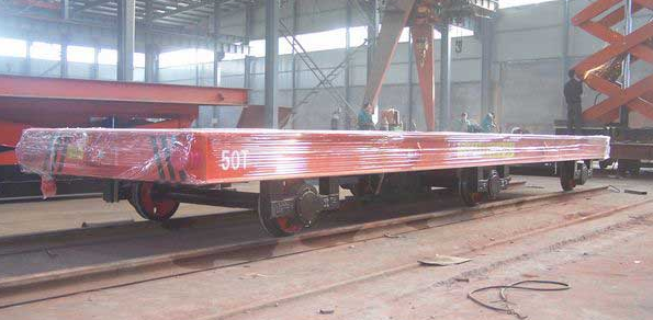 车间地面轨道运行电动平车